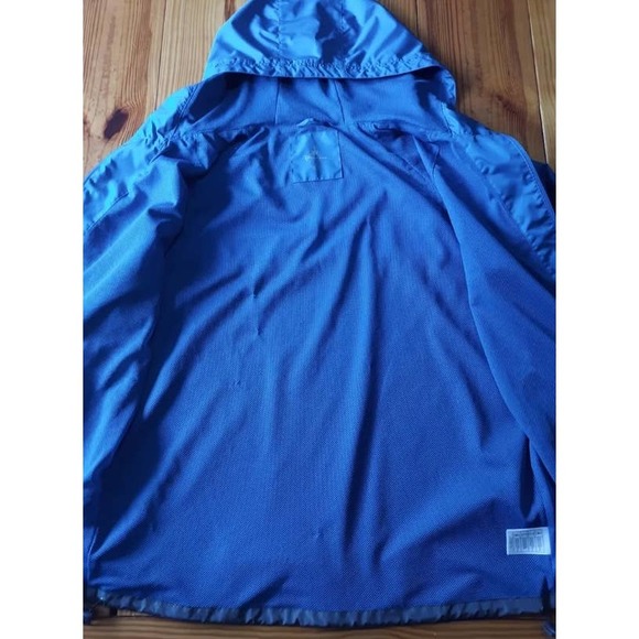 Walt Disney World Full Zip Hoodie Windbreaker Rain Jacket Blue & Gray Size M - Picture 11 of 16